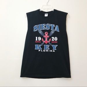 ✨Free✨ Men’s Black Siesta Key Tank Size Large